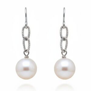 NIB Stella Grace Sterling Silver Freshwater Pearl Drop Earrings!!
